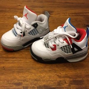 Toddler Air Jordan’s- “What The”
